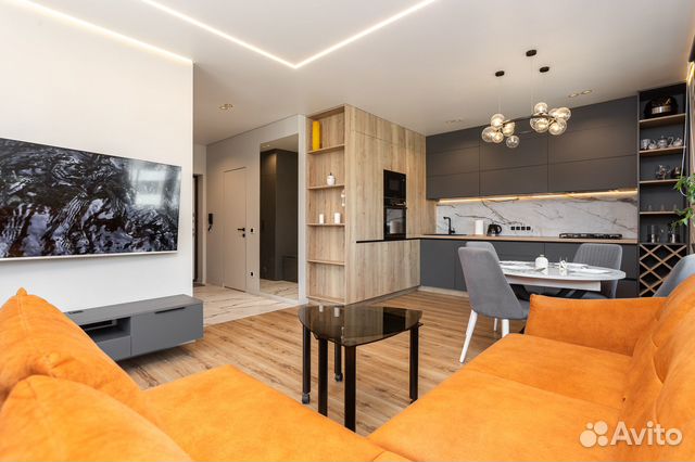

1-к. квартира, 43 м², 2 кровати