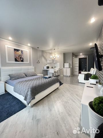 

Квартира-студия, 35 м², 2 кровати