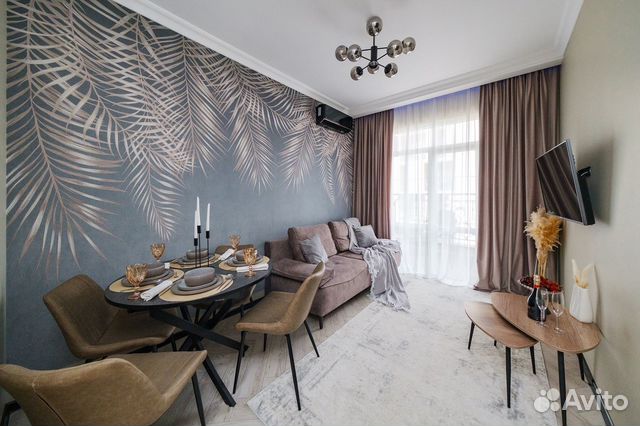 

1-к. квартира, 43 м², 2 кровати