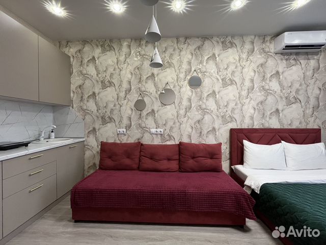 

Квартира-студия, 24,6 м², 2 кровати