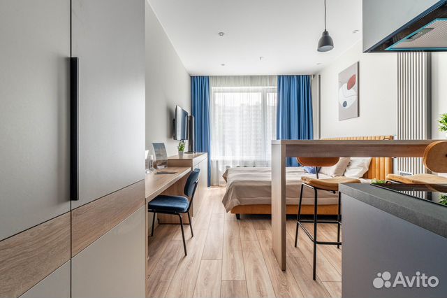 

Квартира-студия, 24 м², 1 кровать