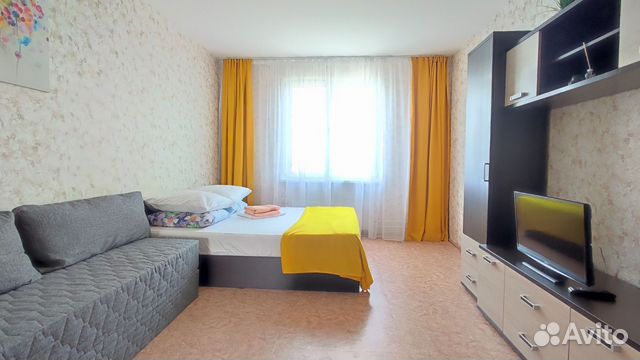 

1-к. квартира, 43,8 м², 2 кровати