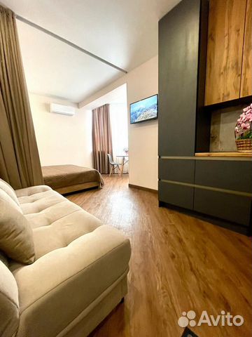 

Квартира-студия в апарт-отеле, 22 м², 2 кровати