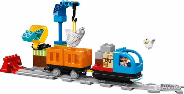 10875 lego duplo Town Грузовой поезд Новый 10875 lego duplo Town Грузовой поезд Новый
