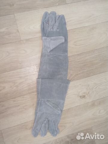 Краги спилковые пятипалые Краги спилковые пятипалые