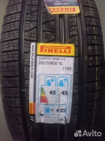 Новые Pirelli Scorpion V eco A/S 285/50R20 V TBL m