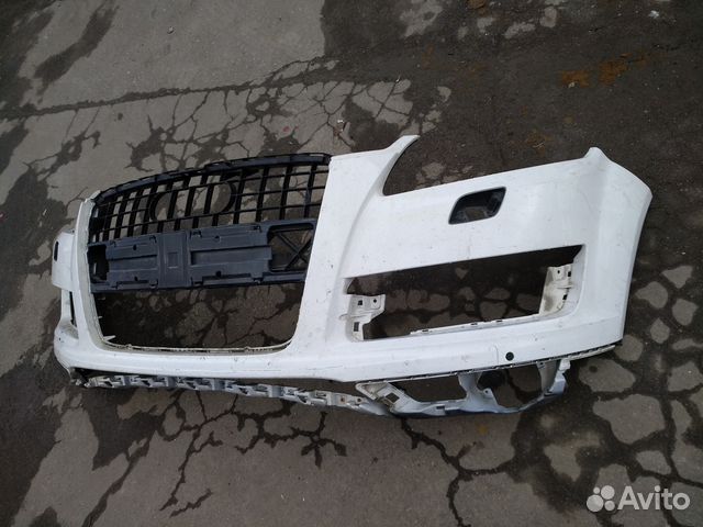 Audi Q7 4L бампер передний рестайлинг