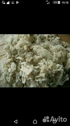 Прочёс шерсти и ваты