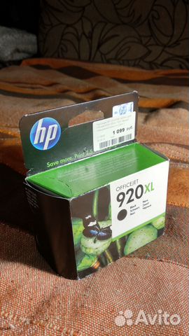 HP OfficeJet 920XL Black новый ориг. картридж 89132224800 купить 1