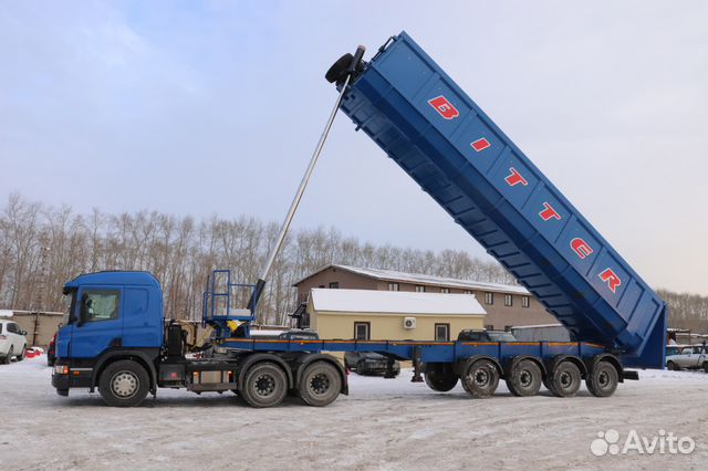 Самосвальный полуприцеп ломовоз Bitter 62 м3