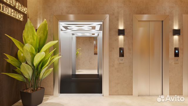 2-к квартира, 65.8 м², 3/16 эт.