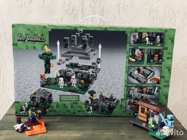 Конструктор Brixbe Майнкрафт (аналог lego 21132)