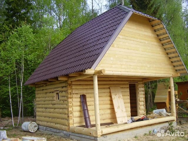 Сруб бани/дома