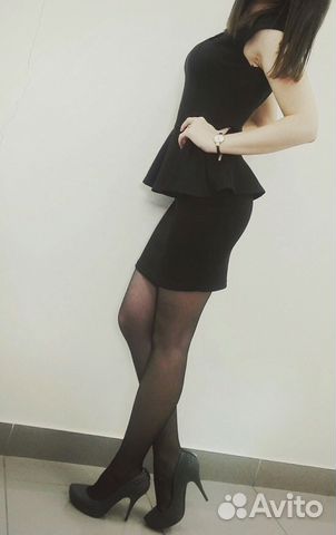 Платье черное