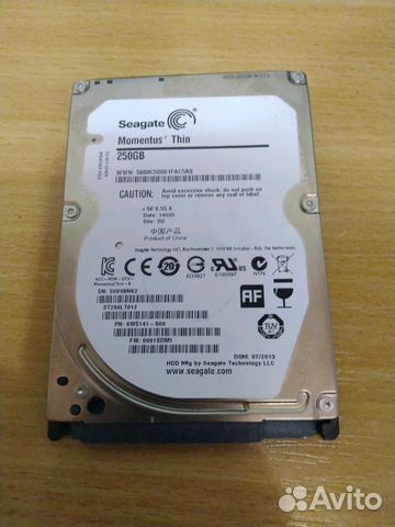 Hdd 2,5 250gb