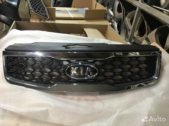 Решетка радиатора Kia Rio 2 рестайлинг c 2009-11г Решетка радиатора Kia Rio 2 рестайлинг c 2009-11г