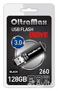 Флеш-накопитель 128 Gb Oltramax 260 USB 3.0 чёрн