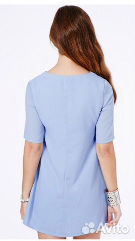 Платье голубое missguided Платье голубое missguided