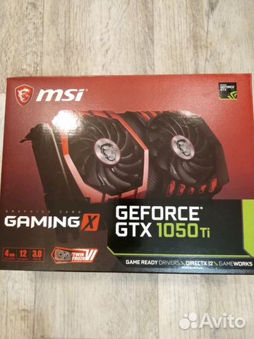 Видеокарта 1050Ti 4Gb