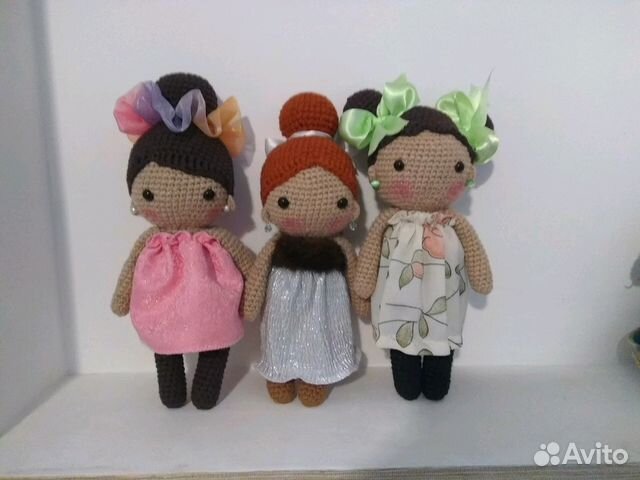 Вязаные игрушки и куклы