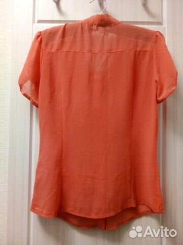 Блузка розовая