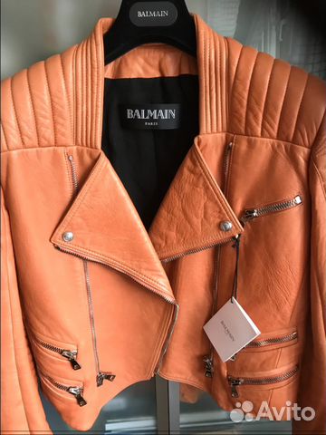 Кожаная куртка Balmain (Франция) Кожаная куртка Balmain (Франция)