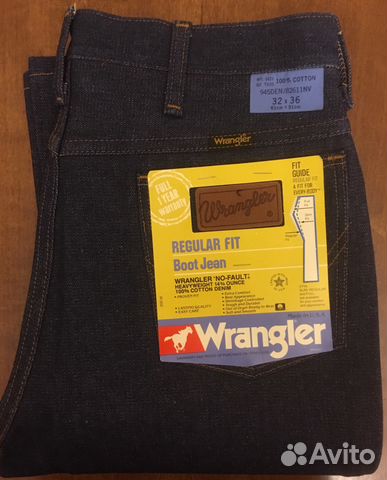Джинсы Wrangler 945DEN W32xL36 made in USA винтаж Джинсы Wrangler 945DEN W32xL36 made in USA винтаж
