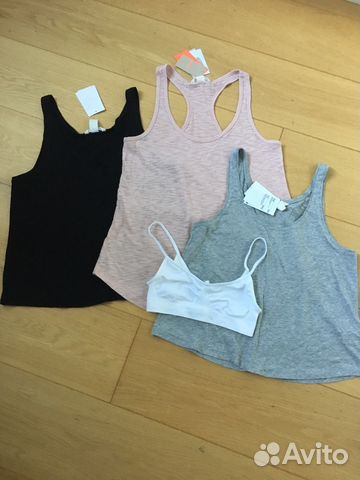 Новые майки H&M спортивная одежда Новые майки H&M спортивная одежда