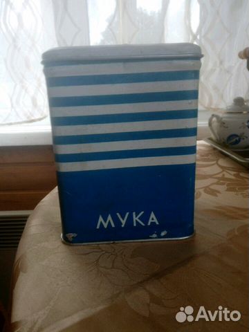 Коробка жестяная Мука