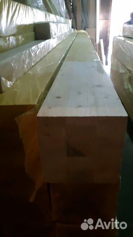 Брус клеенный.0,1*0.1-0.25*2-12м сучковый