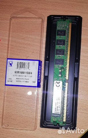 Новая Kingston DDR3 4Gb 1600MHz pc-12800 (KVR16N11