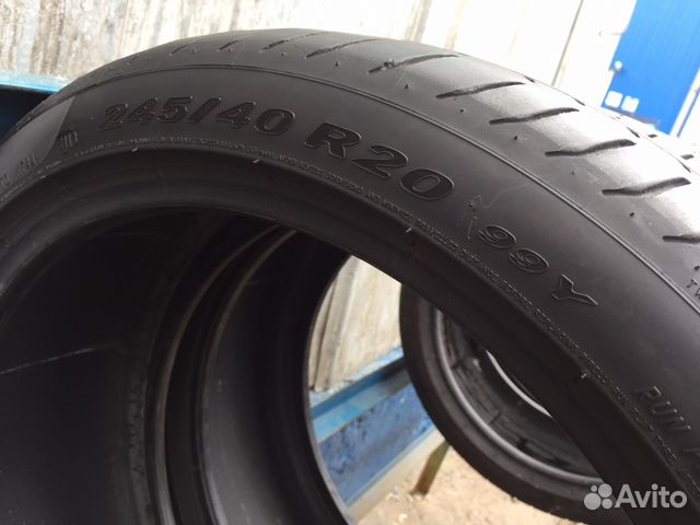 Перед 245/40R20 99Y Pirelli P Zero Run Flat Vs3