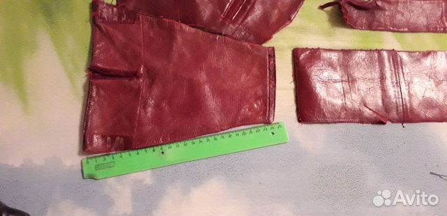 Куски кожи бордо от сумки Куски кожи бордо от сумки