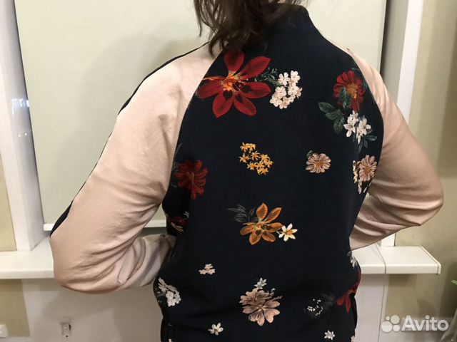 Бомбер zara basic