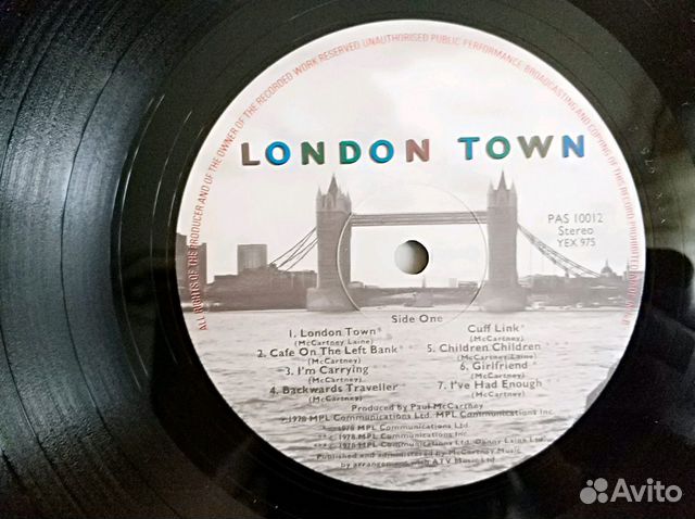 Wings Paul McCartney - London Town LP new