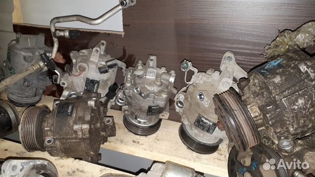 Компрессор кондиционера Mitsubishi Lancer