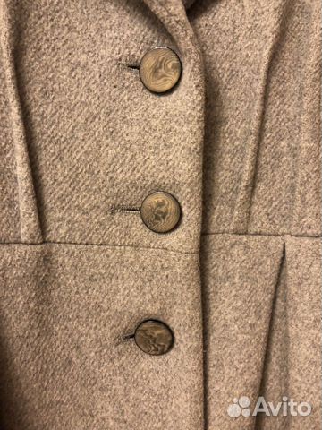 Пальто шерстяное