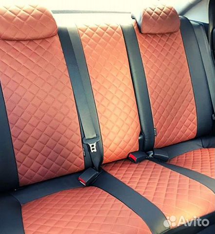 Авточехлы из экокожи для Киа Рио Kia Rio