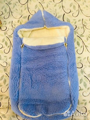 Конверт из шерсти мериноса зимний