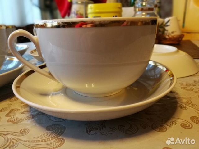 Чашка400мл.+блюдце Вербилки СССР Чашка400мл.+блюдце Вербилки СССР