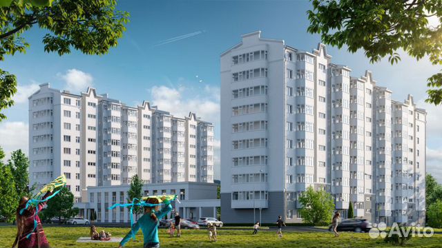 3-к квартира, 78.6 м², 6/10 эт.