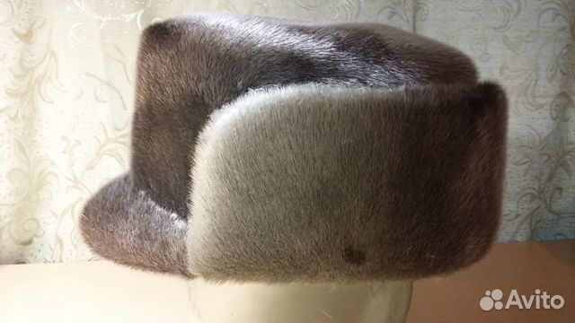 Шапка зимняя мужская меховая из нерпы(новая), р.57 Шапка зимняя мужская меховая из нерпы(новая), р.57
