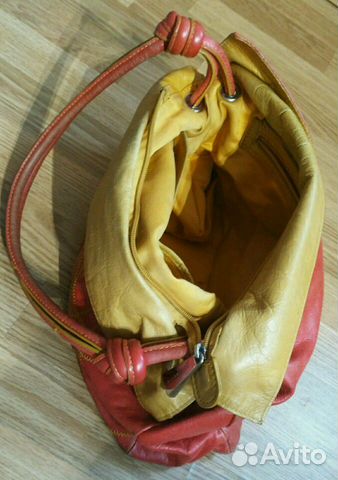 Сумка кожаная Coccinelle