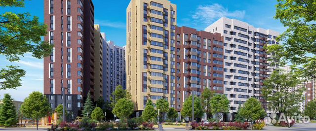 2-к квартира, 61.2 м², 2/22 эт. 2-к квартира, 61.2 м², 2/22 эт.