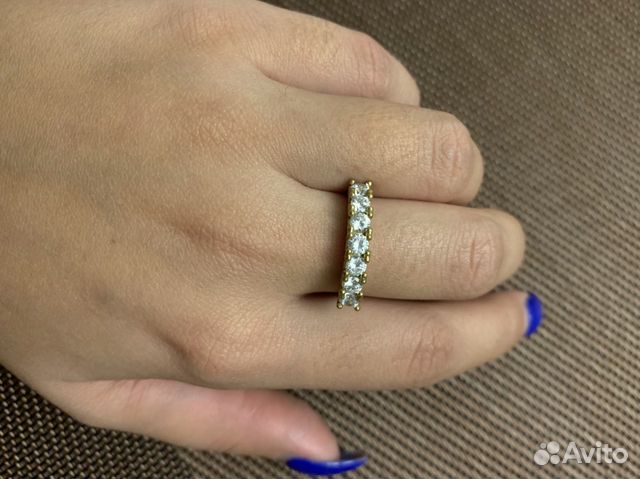 Серебряное кольцо с фианитами