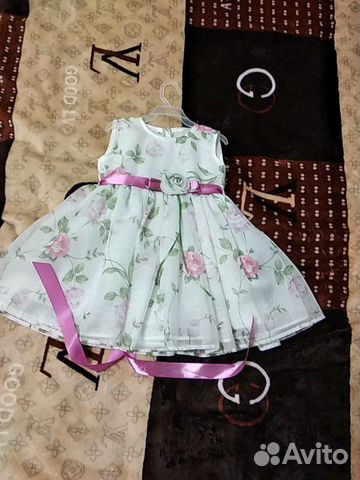 Нарядное платье для принцессы, р.80