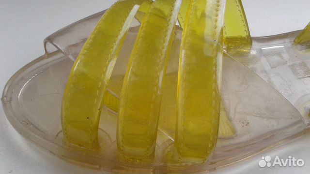 Босоножки новые прозрачный пластик р. 35-36 Тунис