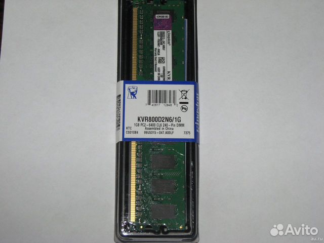 Оперативная память Kingston (KVR800D2N6/1G) Оперативная память Kingston (KVR800D2N6/1G)