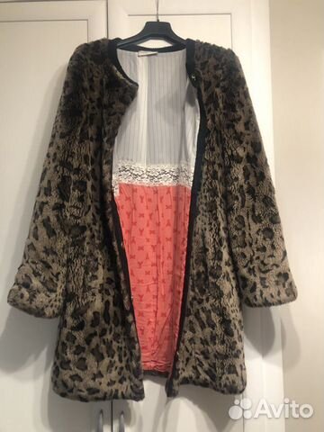 Меховое пальто Patrizia Pepe Меховое пальто Patrizia Pepe