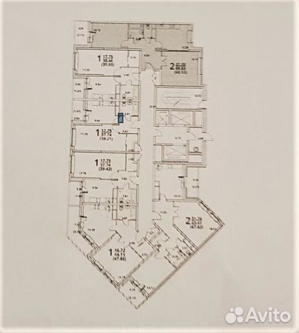 2-к квартира, 60.5 м², 11/18 эт.